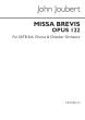 Joubert Missa Brevis Op.122 SATB soli-Choir-Orch. Vocal Score