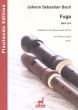 Bach Fuga BWV 874 4 Blockflöten (SATB) Partitur und Stimmen (arrangiert von Ferdinand Gesell)