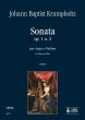 Krumpholtz Sonata Op.1 No.2 for Harp and Violin (Score/Parts) (edited by Anna Pasetti)