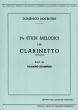 Nocentini 24 Studi Melodici per Clarinetto