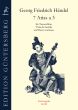 Handel 7 Arias a 3 Flute-Viola da Gamba and Bc (Score/Parts) (edited by Leonore and Gunter von Zadow)