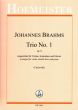 Brahms Trio No. 1 Op. 8 Violine-Kontrabass und Klavier (Part./Stimmen) (transcr. Gjorgji Cincievski)