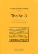 Nisle Trio No. 3 E-dur 2 Violinen und Violoncello (Part./Stimmen) (Christoph Dohr)