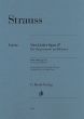 Strauss Vier Lieder Op.27 Originaltonarten für hohe Stimme und Klavier (Herausgegeben von Annette Oppermann) (Henle Urtext)