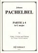 Pachelbel Partie a 4 in G-major Violin-2 Violas-Violone (Score/Parts) (edited by Richard Gwilt)