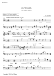 October (Alleluia) for Mallet Quartet (arr. Joby Burgess) - Marimba 1