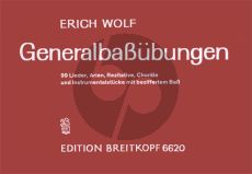 Wolf Generalbassübungen (99 Lieder, Arien, Rezitative, Choräle und Instrumentalstücke mit beziffertem Bass)