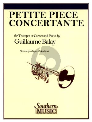 Petite Piece Concertante Trumpet and Piano - Guillaume Balay