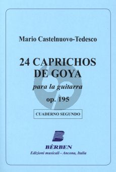 Castelnuovo-Tedesco 24 Caprichos de Goya Op.195 Vol.2 No.7-12) Guitar (Angelo Gilardino)