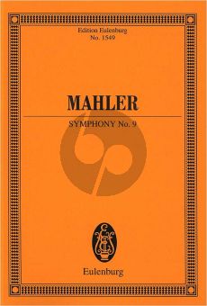 Mahler Symphony No.9 D-major Orchestra Study Score