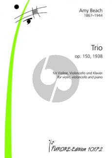Beach Trio Op.150 (1938) for Violin-Violoncello-Piano
