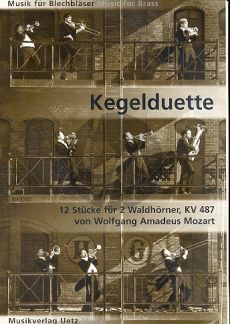 Mozart Kegelduette (12 Stucke KV 487) 2 Hörner