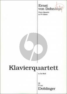 Quartett fis-moll (1893) (Vi.-Va.-Vc.-Klavier)