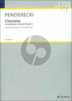 Ciaccona (In Memoriam Giovanni Paolo II