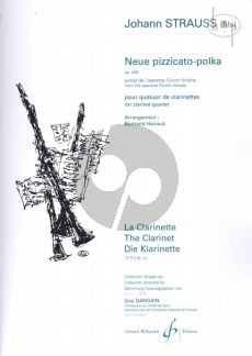 Neue Pizzicato Polka Op.449 (3 Clar.[Bb]- Bass Clar.) (Score/Parts) (arr. Betrand Hainaut)