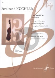 Concertino C-major Op.11 (Viola-Piano)