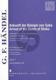 Ankunft der Konigin von Saba (Sinfonia aus 3.Akt des Oratoriums Salomo HWV 67) (4 Flutes)