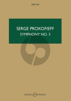 Prokofieff Symphony No. 3 c-minor Op. 44 (Study Score)