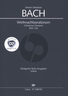 Bach Weihnachts Oratorium BWV 248 Teile I-VI Soli-Chor und Orchester (Klavierauszug) (Klaus Hofmann)