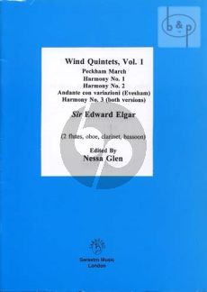 Wind Quintets Vol.1 (2 Fl.-Ob.-Clar.[C]-Bsn.)