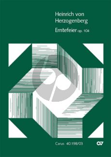 Herzogenberg Erntefeier Op.104 Soli-Chor-Orch. Partitur