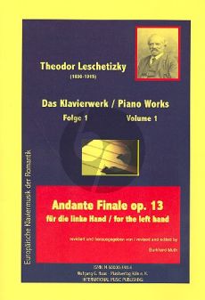 Leschetizky Piano Works Vol.1