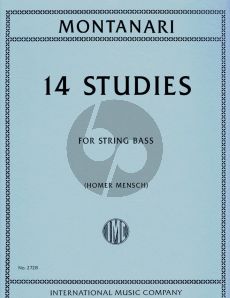 Montanari 14 Studies for String Bass (edited by Homer Mensch)
