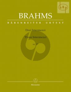3 Intermezzi Op.117 Piano