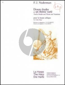 12 Etudes et un Theme Varie pour Harpe