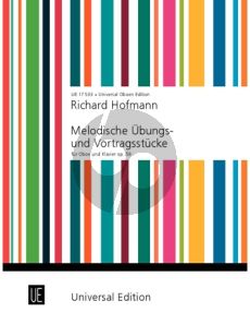 Hofmann Melodische Ubungstucke und Vortragstucke Op. 58 Oboe und Klavier (Gunther Joppig)