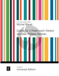 Blavet Duette nach Werken von Rameau 2 Flöten (Marianne Betz)