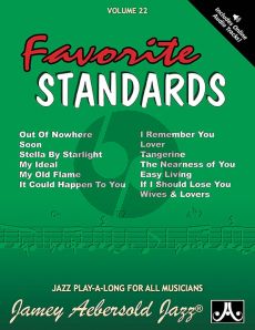 Jazz Improvisation Vol.22 13 Favorite Standards for Any C, Eb, Bb, Bass Instrument or Voice - Intermediate/Advanced