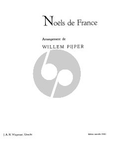 Pijper Noels de France Zang-Piano