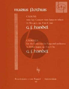 Cadenzas to Handel's Harp Concerto Op.4 No.6 B-flat major