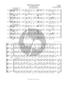 Susato 3 Dances for 8 Clarinets Score/Parts (from The Danserye) (arr. David Marlatt)