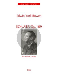 Bowen Sonata Op.109 Clarinet[Bb]-Piano