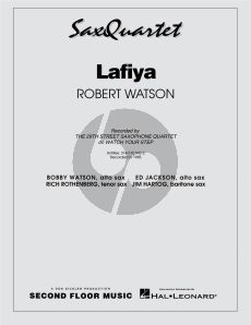 Watson Lafiya for 4 Saxophones (AATB) (Score/Parts)