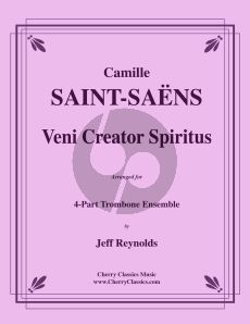 Saint-Saens Veni Creator Spiritus 4 Trombones (Score/Parts) (transcr. by Jeff Reynolds)