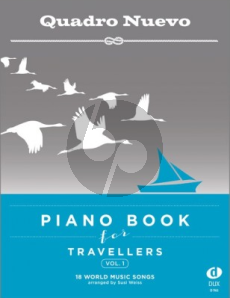 Album Piano Book for Travellers Vol.1 - 18 World Music Songs arranged by Susi Weiss (Quadro Nuevo)