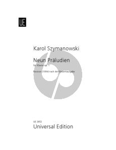 Szymanowski 9 Preludes Op.1 Klavier