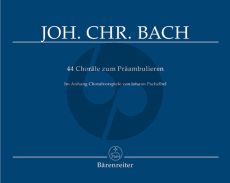 Bach 44 Chorale zum Praambulieren Orgel (Martin Fischer)