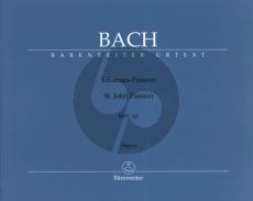 Bach Johannes Passion BWV 245 for Soli, Choir and Orchestra - Organ Part (Herausgebers Mendel-Bernstein) (Barenreiter-Urtext)