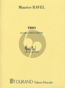 Ravel Trio Violon-Violoncelle et Piano (part./parties) (Durand)