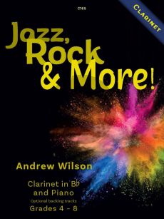 Wilson Jazz. Rock & More Clarinet-Piano Book with Audio Online (Grades 4–8)
