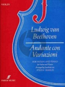 Beethoven Andante con Variazioni WoO 44b Violin and Piano (1796) (arr. Steven Isserlis)