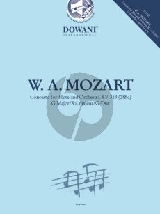 Mozart Concerto G-major KV 313 Flute and Orchestra (piano reduction) (Book with Audio online) (Dowani 3 Tempi Play-Along)
