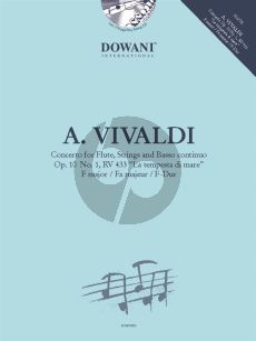 Vivaldi Concerto F-major Op.10 No.1 RV 433 "La Tempesta di Mare" (Flute and Piano) (Dowani Play-Along)