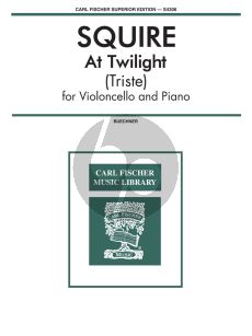 Squire At Twilight (Triste) Violoncello-Piano (Alvin Buechner)