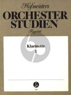 Orchesterstudien Vol. 1 Klarinette (herausgeber Edmund Heyneck, Hans Roscher, Willy Schreinicke)