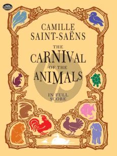 Saint-Saens Le Carnaval des Animaux Full Score (Dover)